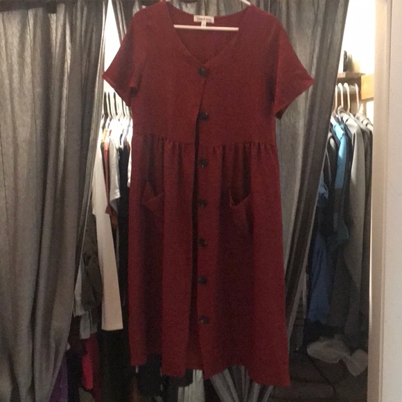 M Wren and Ivory Button dress / nursing friendly - Picture 1 of 1